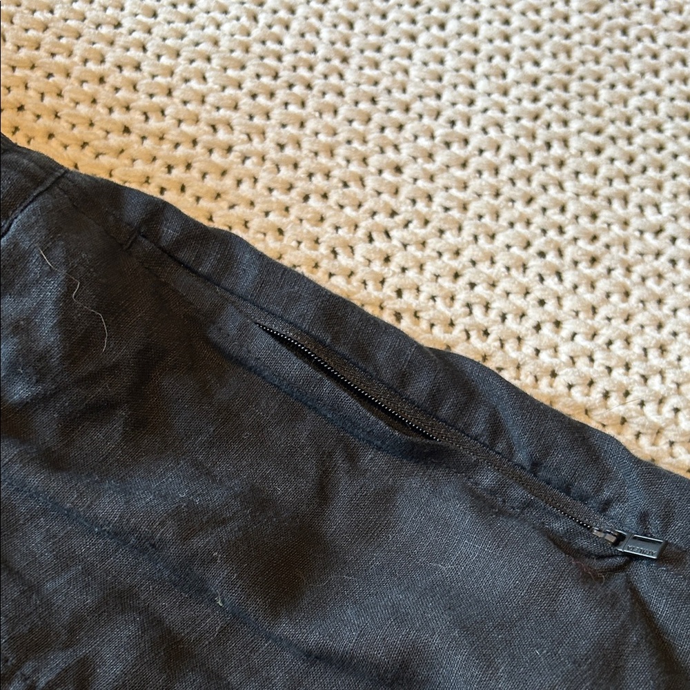 Athleta Black Linen Romper - Picture 3 of 5